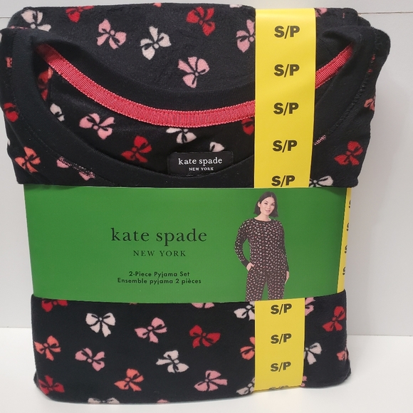 kate spade Other - kate spade 2 piece pyjama set 💕 with bow print